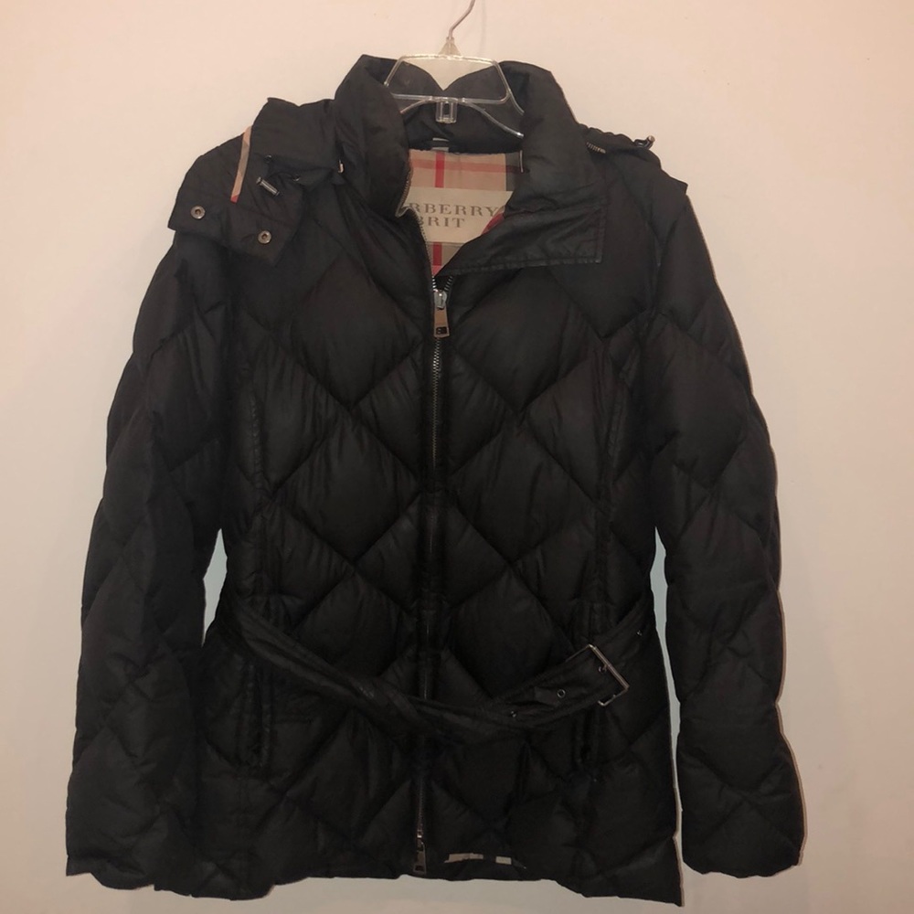 Burberry Brit Mid Length Down Puffer  size M
